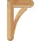 Ekena Millwork Thorton Craftsman Rough Sawn Bracket w/ Offset Brace, Western Red Cedar, 6"W x 16"D x 24"H BKT0604X16X24THR04RWR - alternate 4